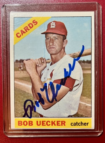 Bob uecker autographed card - bob,